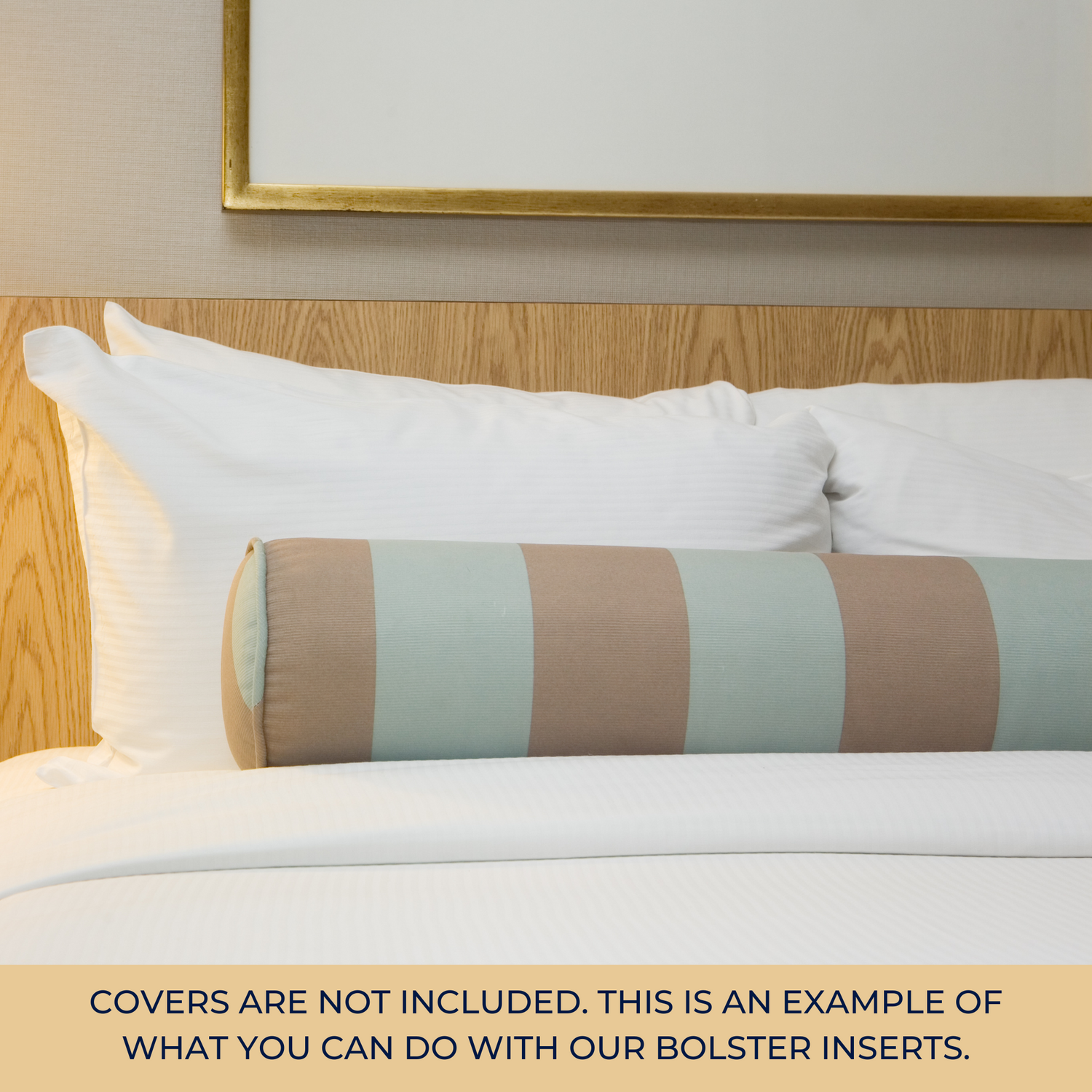 11" Decorative Bolster Pillow - American Comfort Luxury Linens