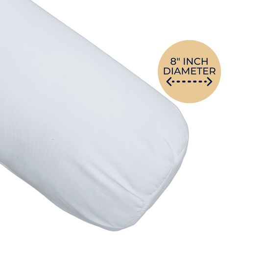 8" Decorative Bolster Pillow - American Comfort Luxury Linens