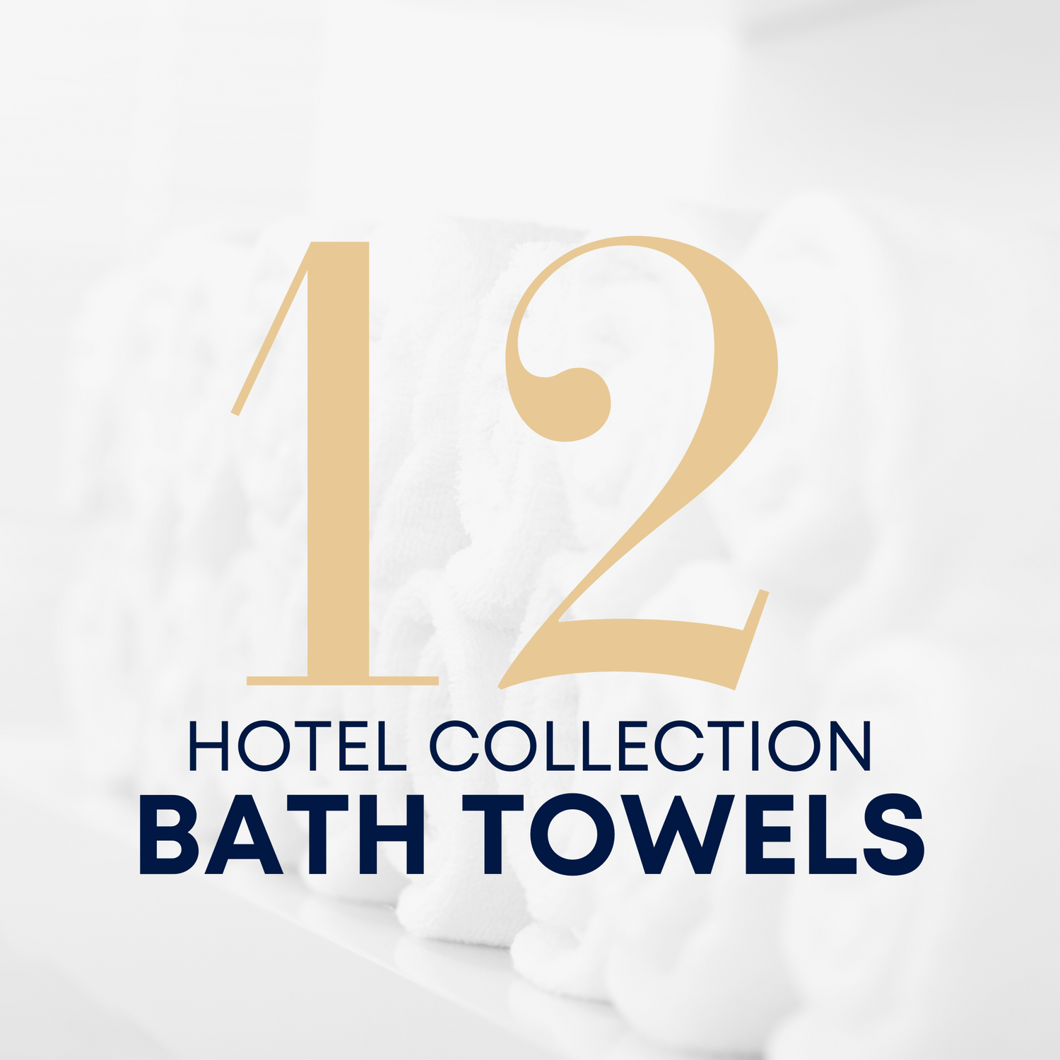 American Comfort Hotel Collection Bath Towels (Set of 12) - American Comfort Luxury Linens