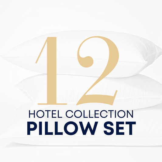 American Comfort Hotel Collection Bed Pillows (Set of 12) - American Comfort Luxury Linens