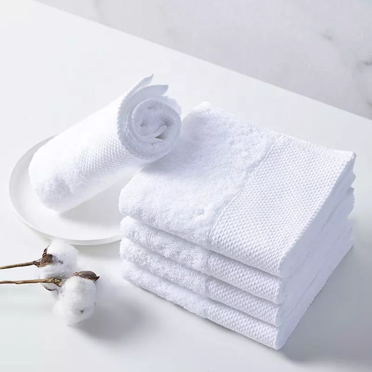 American Comfort Luxury White Washcloths - 12.5" x 12.5" (1.5 lbs / dozen) - American Comfort