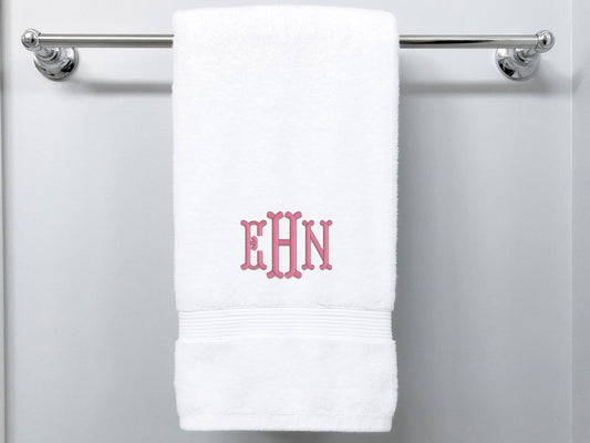 Fishtail Monogramed Hand Towel - American Comfort