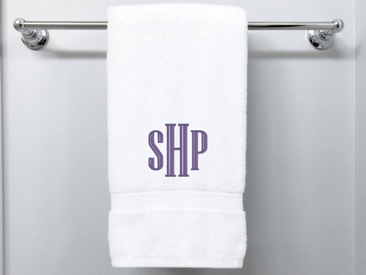 Formal Monogramed Hand Towel - American Comfort