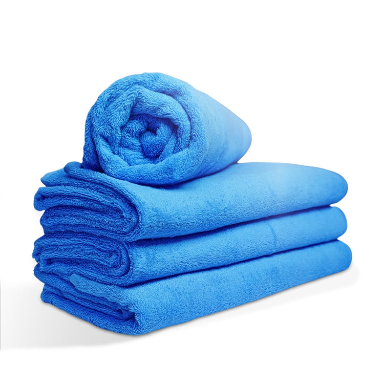 American Comfort Luxury Blue Miami Vice Cabana Towels - 31.5" x 67" (22 lbs / dozen) - American Comfort